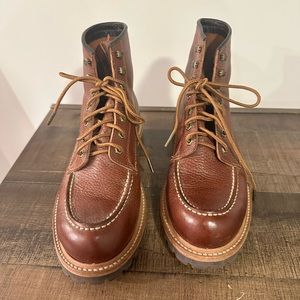 Frye boots men’s size 9 leather - Dakota mid lace worn 2 times